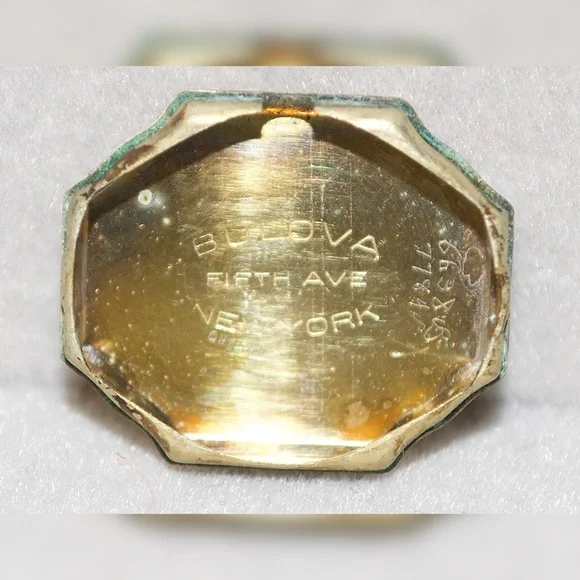 10k Gold Filled Bulova 21 Jewels Wind Up w/Adjustable Gold Filled Band Ladies - Picture 6 of 16